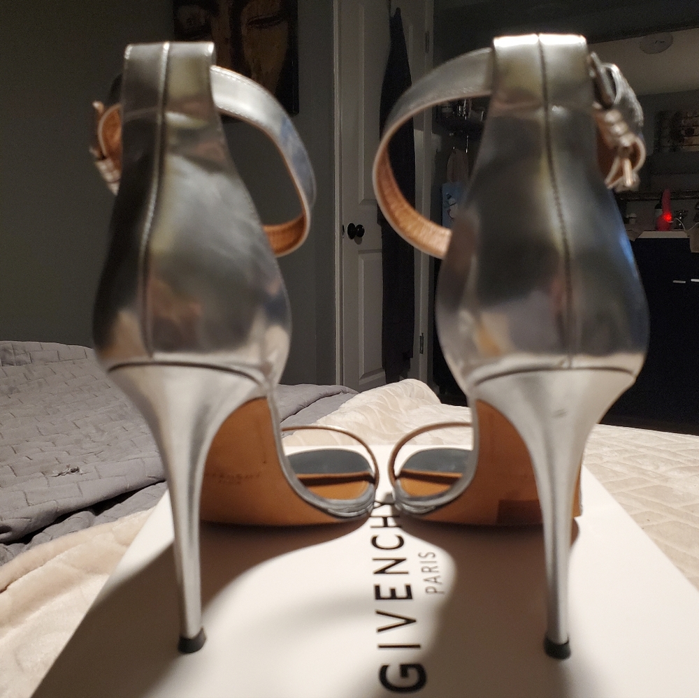 Givenchy Silver Stilettos - image 6